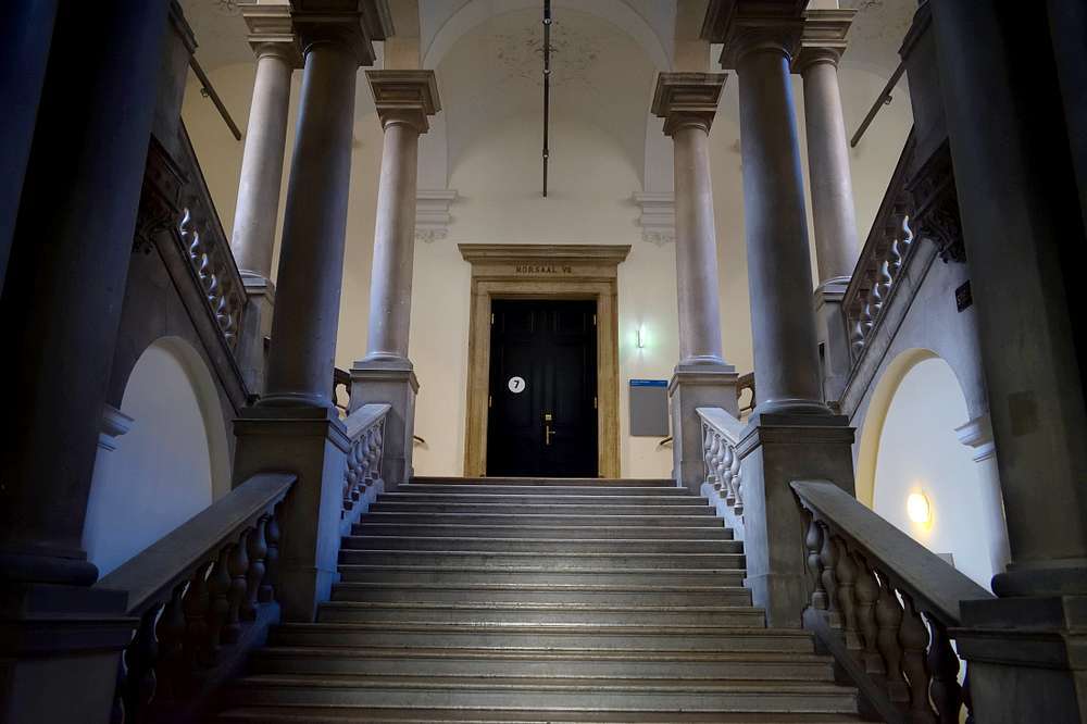 Escaliers université de Vienne