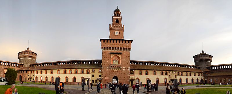 Chateau des Sforza milan