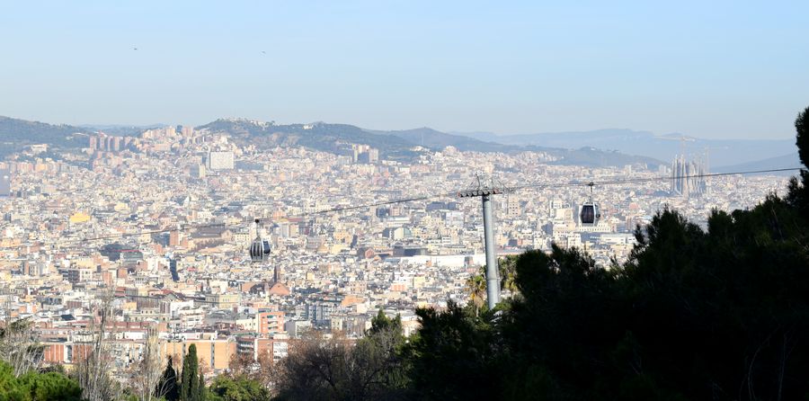 vue panoramique barcelone