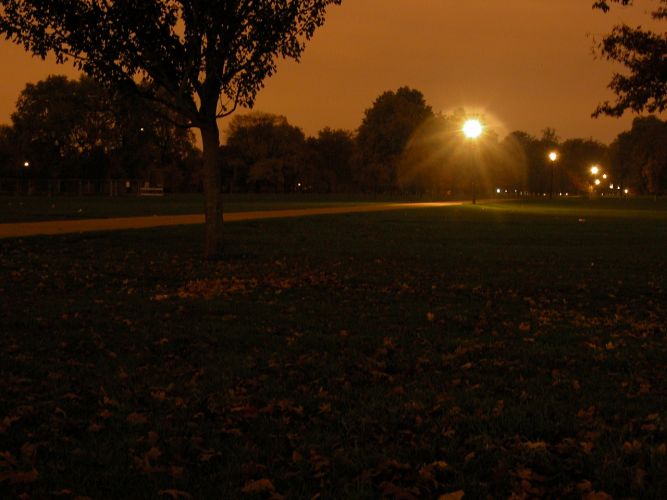 hyde park de nuit