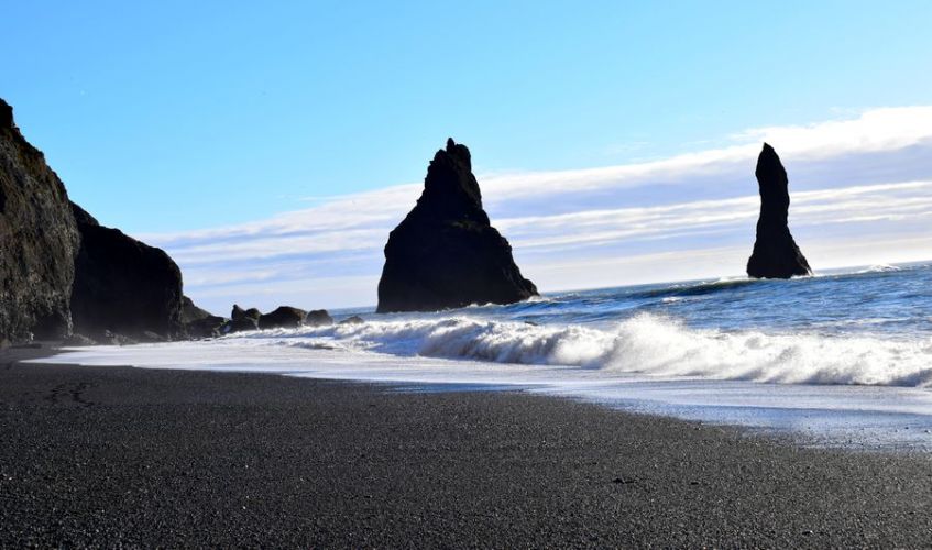 Reynisfjara plage noire