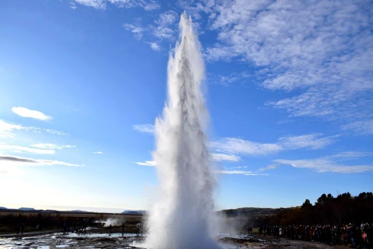 geyser de Geysir Islande