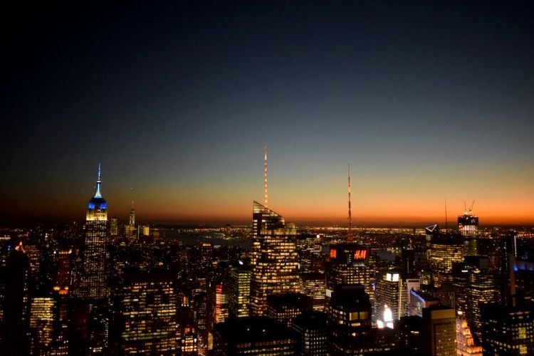 top of the rock