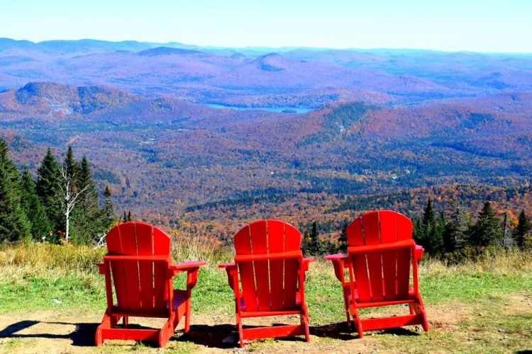 vue depuis mont tremblant