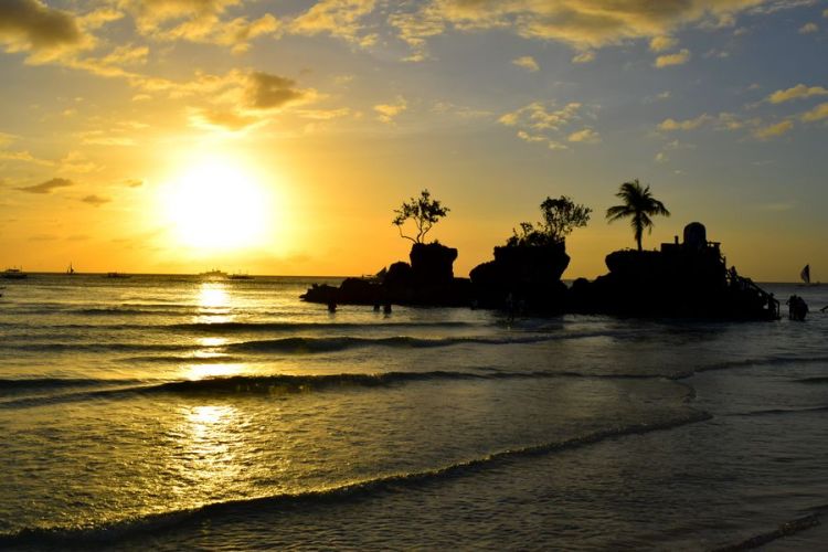 coucher de soleil boracay