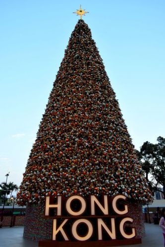 sapin de noel hong kong